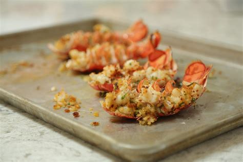 Shrimp Stuffed Lobster Tail Recipe