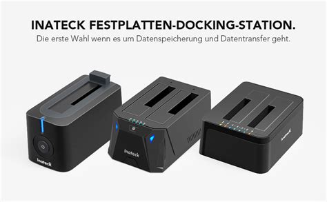 Inateck Usb Festplatten Dockingstation Dual Schacht Docking F R