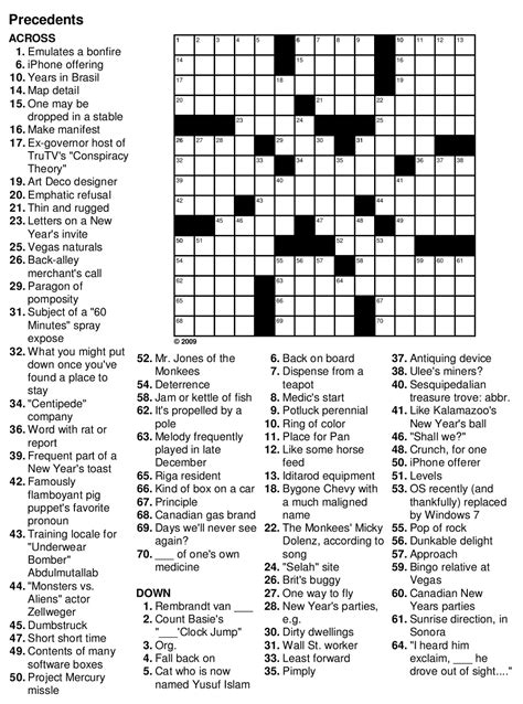 Easy Printable Crossword Puzzles For Adults Easy Crossword Puzzles