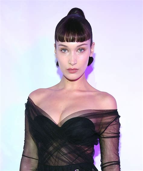 Bella Hadid Just Got Her Raddest Bangs Yet