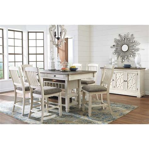 Enjoy beautiful cottage style with the classic bolanburg dining table set. Bolanburg Counter Height Table in 2020 | Dining room sets ...
