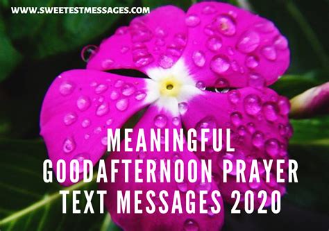 Meaningful Goodafternoon Prayer Text Messages 2020 - Sweetest Messages