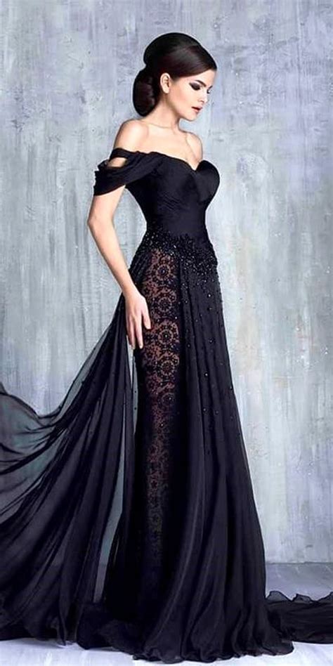 24 Black Wedding Dresses With Edgy Elegance Pretty Dresses Black