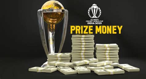 Prize Money For Icc Mens Cricket World Cup 2023 Revealed The Beeing