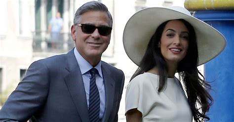 George And Amal Clooney Sie Feiern Noch Mal Hochzeit Buntede