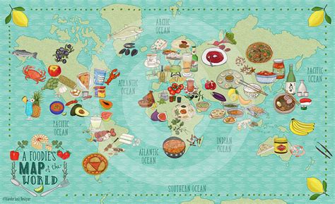 Culture Food Foodie Map Of The World
