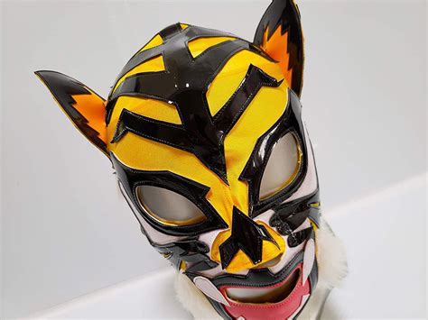 Tiger Mask Wrestling Mask Luchador Costume Wrestler Lucha Libre Mexican Mask Maske Cosplay