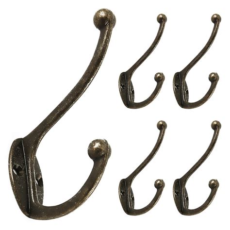 Buy 5pcs Cloth Hook Hanger Metal Wall Hanging Hook