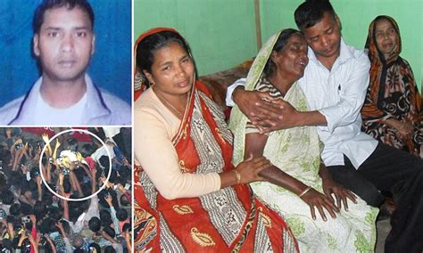 mother of alleged rapist in india lynched by angry mob speaks of her devastation daily mail online