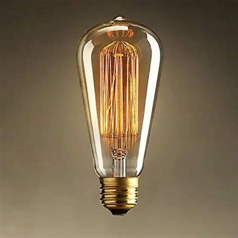 Lightinbox Dimmable Vintage Light Bulb 60w Squirrel Cage Filament Old