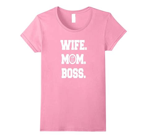 Womens T Shirt For Mother Day Wife Mom Boss Wifey Shirt Boss Lady