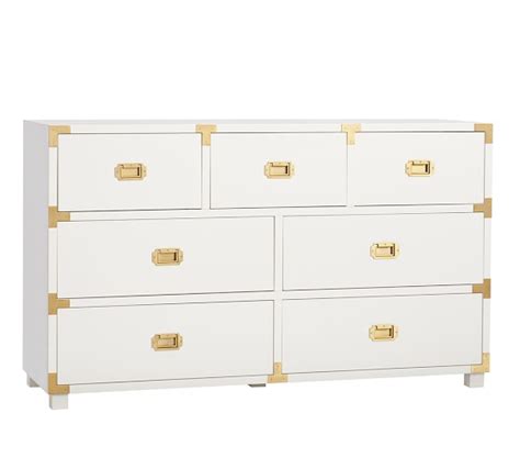 Designer looks® · select items ship free · best price guarantee Gemma Campaign Extra Wide Dresser | Pottery Barn Kids
