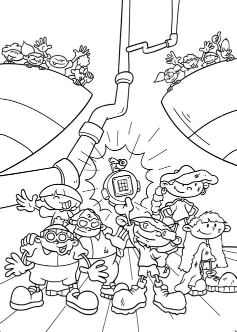 Kids next door coloring pages. Codename Kids Next Door Printable Coloring Sheets 42