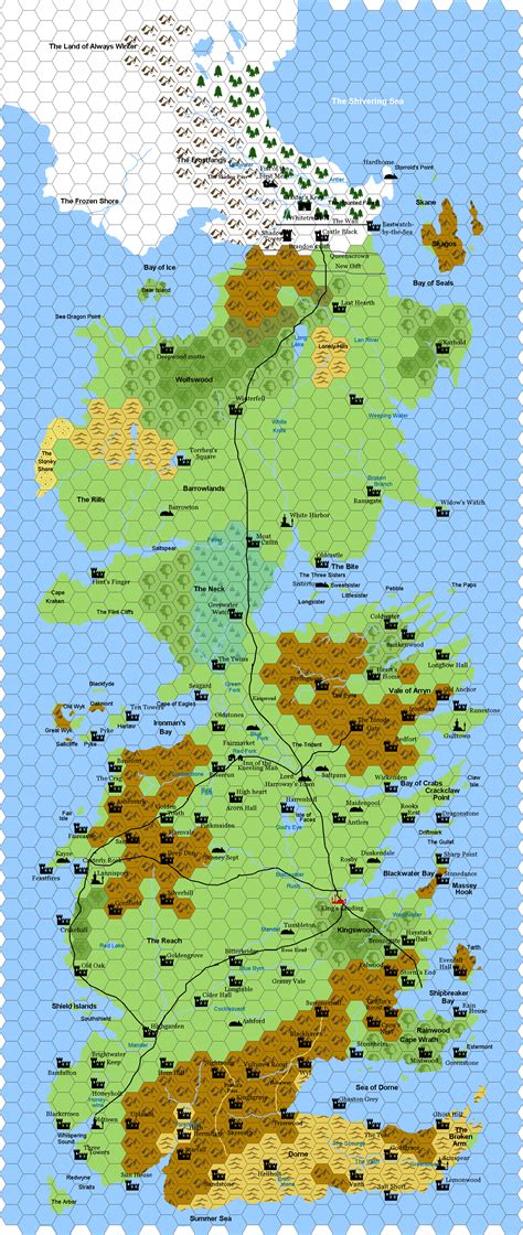Detailed Westeros Map Images And Pictures Becuo