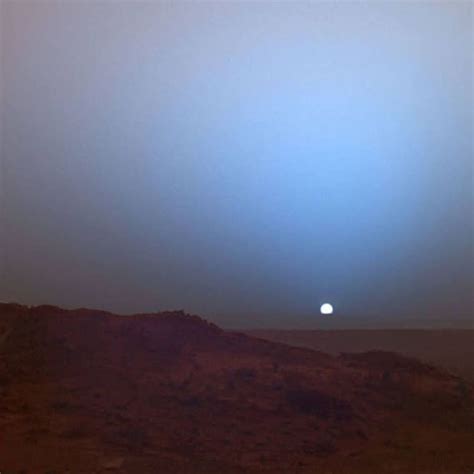 Sunset On Mars Space Images Science And Nature Photography Pictures