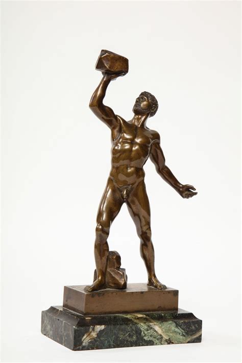 19th Century Grand Tour German Bronze Nude Figure Of An Athlete At 1stdibs