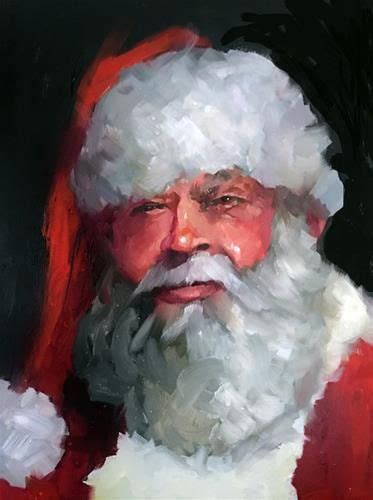 Anne Marie Propst Gallery Of Original Fine Art Santa Art Christmas