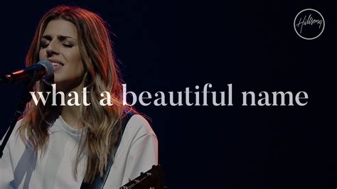 With french origin, elodie means 'foreign riches'. What A Beautiful Name - Hillsong Worship - YouTube