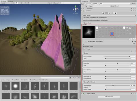 Working With The Terrain Toolbox Unity Learn