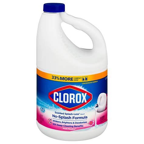 Clorox Splash Less Fresh Meadow Scented Liquid Bleach Shop Laundry At