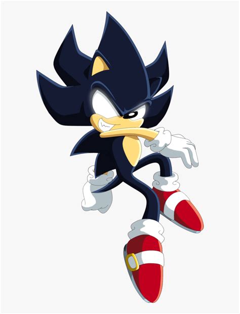 Transparent Dark Sonic Png Shadow Dark Sonic The Hedgehog Png