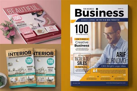 20 Best Magazine Templates With Modern Creative Cover Layouts Web