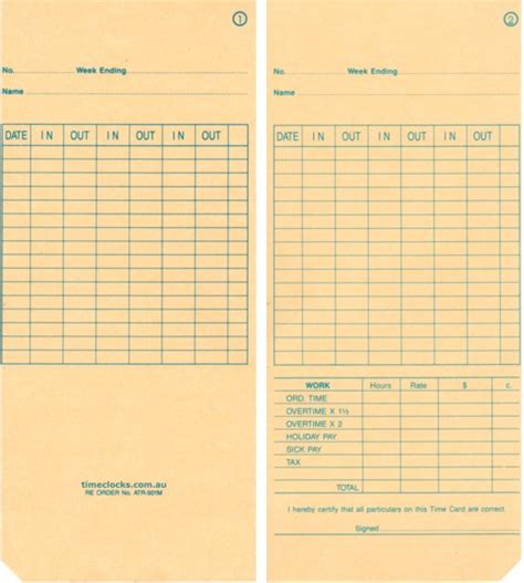 We did not find results for: Time Clocks Australia - Maruzen ATR-501M Monthly Attendance/Payroll Time Card