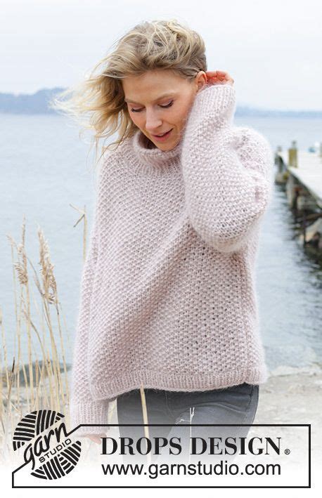 Dandelion Wish Sweater Drops Free Knitting Patterns By Drops