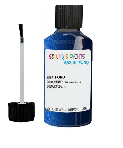 Paint For Ford C Max Deep Impact Blue Code G Touch Up Paint Scratch St