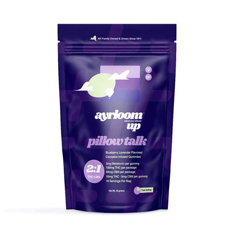 ayrloom Ayrloom | UP Pillow Talk 2:1 (THC:CBN) 10pk Gummies, 100mg