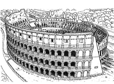 One thing i hear from a lot of first time rome visitors is that they are frustrated by the lack of street signs in rome. The Majestic Colosseum Colouring Pages - Picolour