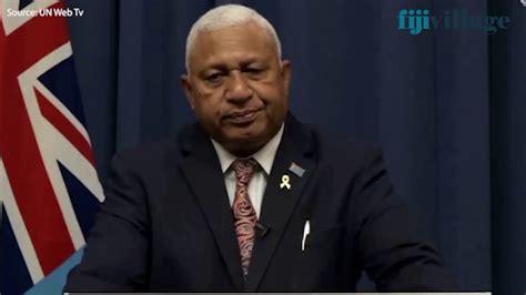 Fiji Prime Minister Addresses General Debate 75th Session Youtube