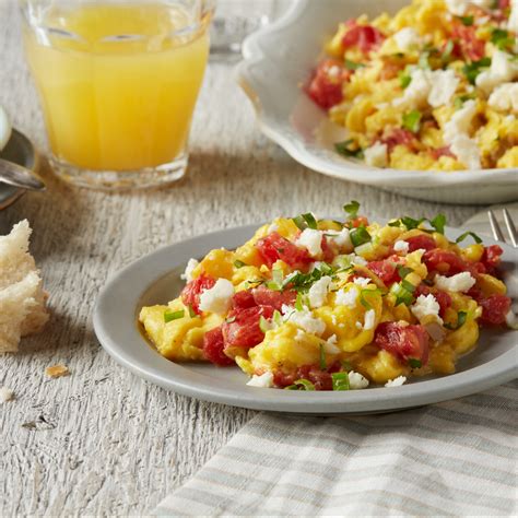Spicy Scrambled Eggs With Tomatoes And Chiles Ready Set Eat