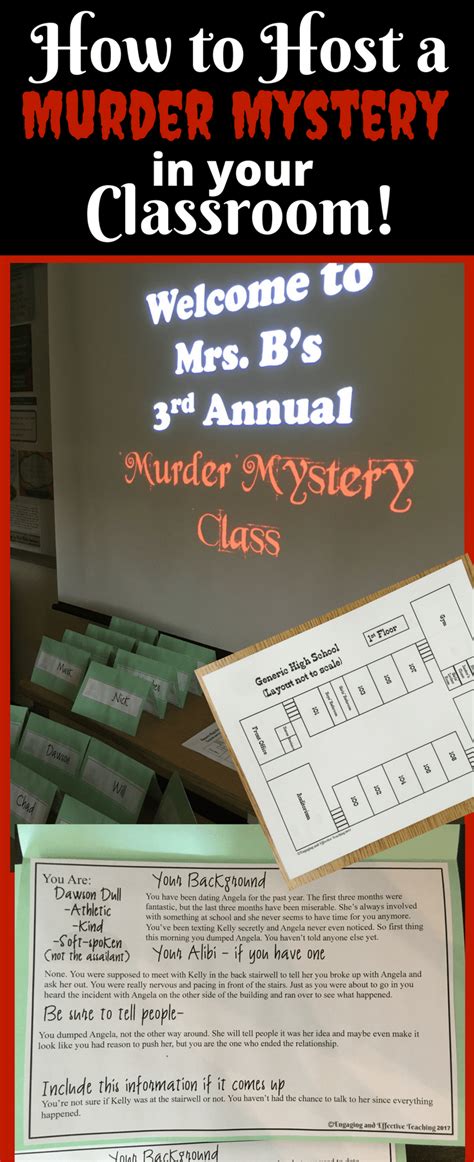 How To Host A Classroom Murder Mystery Engaging And Effective Teaching