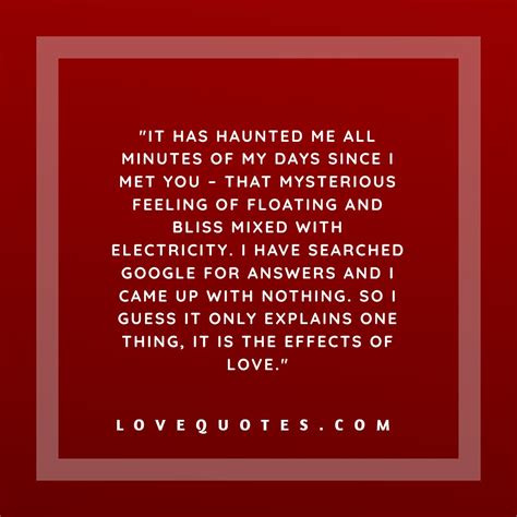 That Mysterious Feeling Love Quotes
