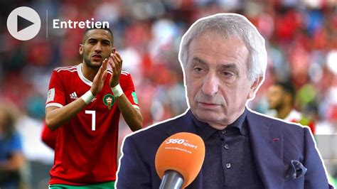 Vidéo Vahid Halilhodzic Et Labsence De Ziyech On Na Pas Le Même