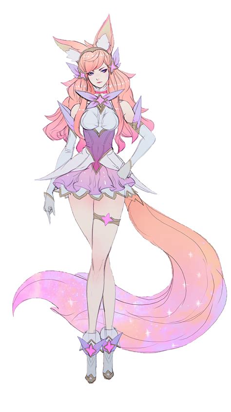 Image Star Guardian Ahri Concept By Zeronis 2 Hd Wallpaper Background