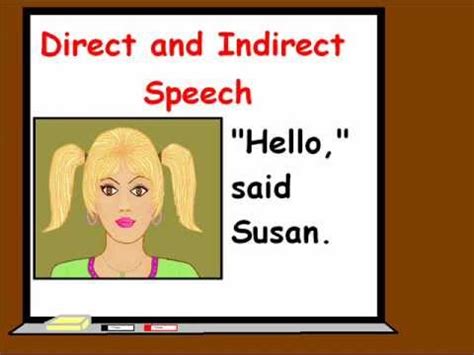 We are prepared to revise the law if. ESL with Crystal - Direct and Indirect Speech - YouTube