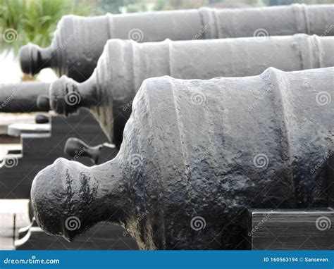 Cannons At The Castillo De La Real Fuerza Castle Of The Royal Force In