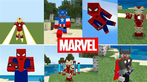 Download Marvel Superheroes Addon For Minecraft Pe Marvel Addon Mcpe