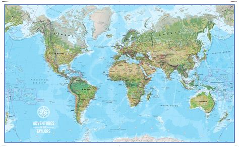 Computer bild hat den download! Custom Atlantis World Travel Map with Push Pinboard Wall ...