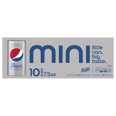 Save On Diet Pepsi Mini Cans 10 Ct Order Online Delivery Giant