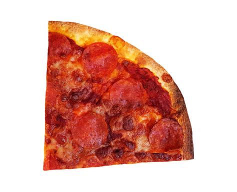 Piece Of Pepperoni Pizza Isolated On Transparent Background Junk