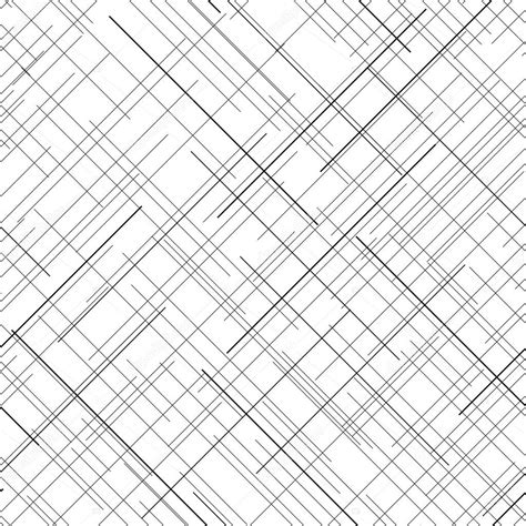 Monochrome Seamless Pattern Diagonal Random Lines Abstract Tex Stock