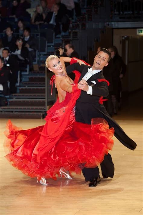 Spectacular Ballroom Dancing In Red And Black Ballroom Dance