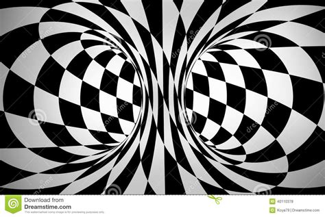 Abstract Black And White 3d Background Stock Illustration