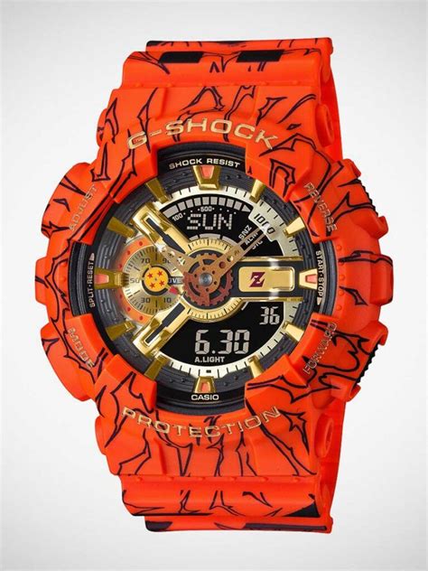 The dragon ball z x g shock is covered with shocking orange and gold color. Here Are Two Casio G-Shock Watches For Dedicated Fans Of ...