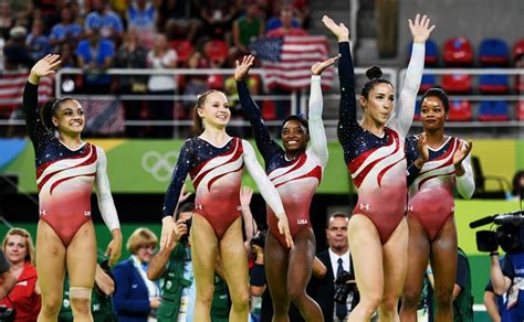 Us Womens Gymnastics Team Wins Second Straight Olympic Gold Fox Sports