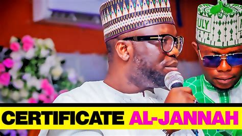 Certificate Al Jannah Sheikh Abubakri Issah Olayinka Baba Ote Saiful