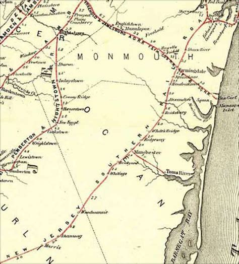 Early Railroads And Seaside Heights Nj
